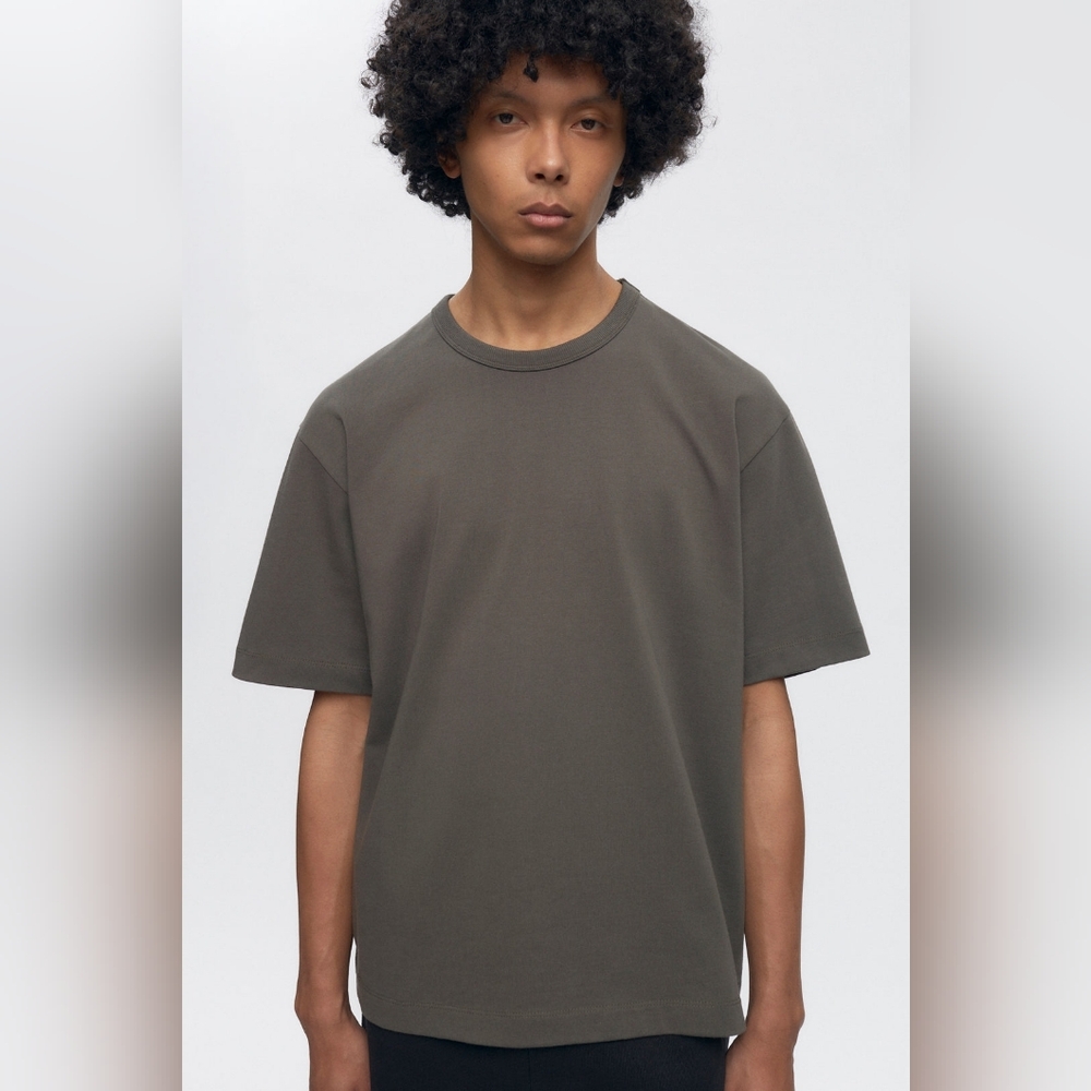 Men's Heavyweight Box Crew T-Shirt Large